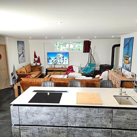 Les Fees Mer : Appart 150 M² Hypercentre Calme 10P Chamonix Buitenkant foto