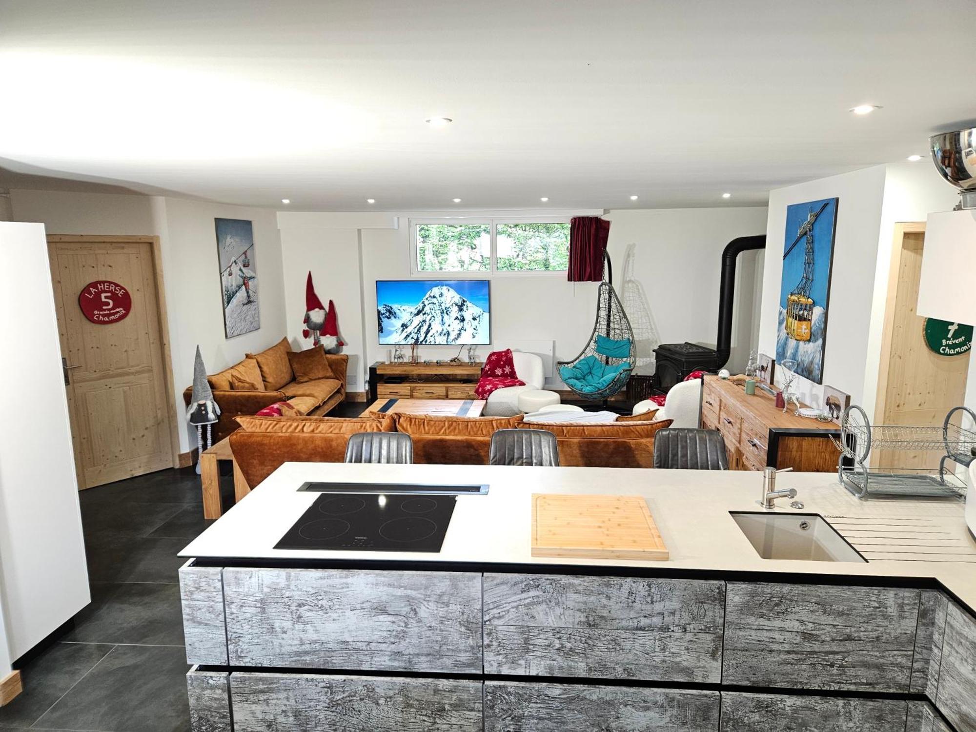 Les Fees Mer : Appart 150 M² Hypercentre Calme 10P Chamonix Buitenkant foto